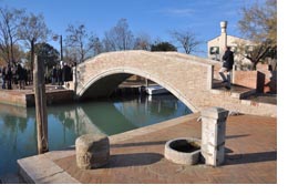 immagine del ponte di Santa Maria a Torcello a lavori ultimati