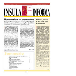 immagine di Insula Informa numero 2 del 1998 Manutenzione e prevenzione