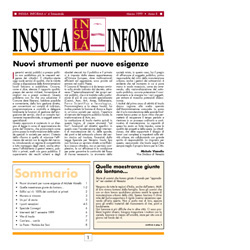 immagine di Insula Informa numero 4 del 1999 Nuovi strumenti per nuove esigenze