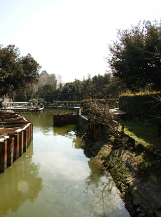 immagine del canale Excelsior prima dei lavori immagine del canale Excelsior prima dei lavori