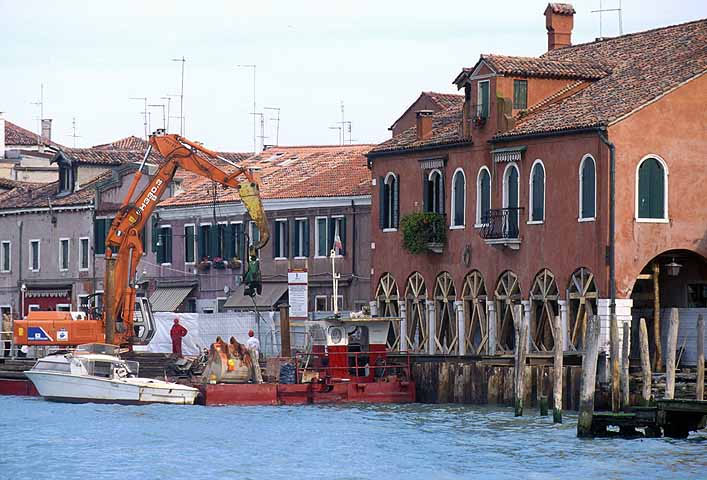 immagine del cantiere di fondamenta Ca’ Navagero immagine del cantiere di fondamenta Ca’ Navagero