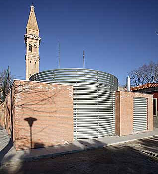 immagine della cabina di telecontrollo a Burano immagine della cabina di telecontrollo a Burano