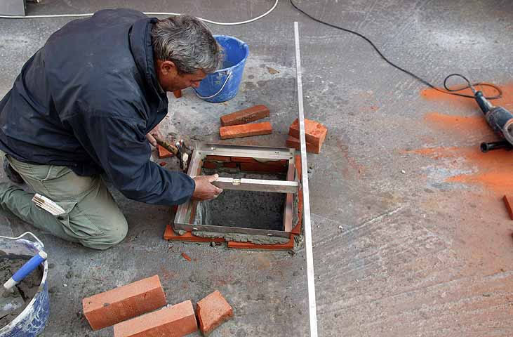 immagine durante la realizzazione delle opere di urbanizzazione Ater a Mazzorbo immagine durante la realizzazione delle opere di urbanizzazione Ater a Mazzorbo