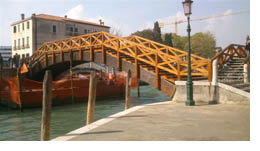 immagine del ponte dei Tre Ponti a fine lavori