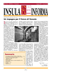 immagine di Insula Informa numero 9 del 2000 Un impegno per il futuro di Venezia