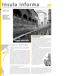 immagine di Insula Informa numero 28 del 2005 Legge speciale