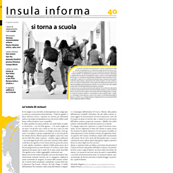 immagine di Insula Informa numero 40 del 2010 Si torna a scuola