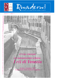 immagine di Insula Quaderni numero 2 del 2000 I rii di Venezia